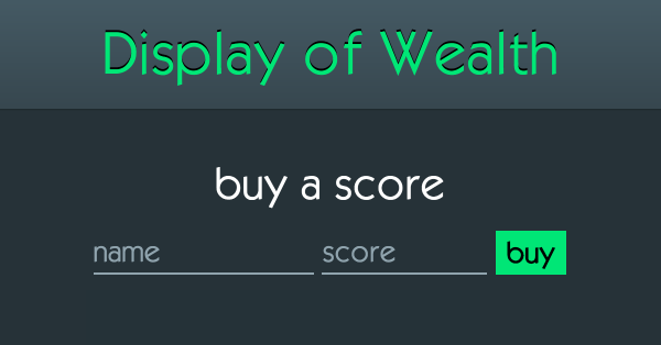 display-of-wealth